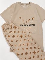 ست تیشرت شلوارک lv اسپرت دختر پسری (کد501) - Image 3